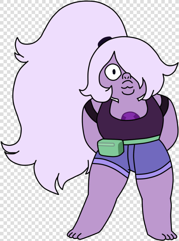 Steven Universe Amethyst Ponytail  HD Png DownloadTransparent PNG