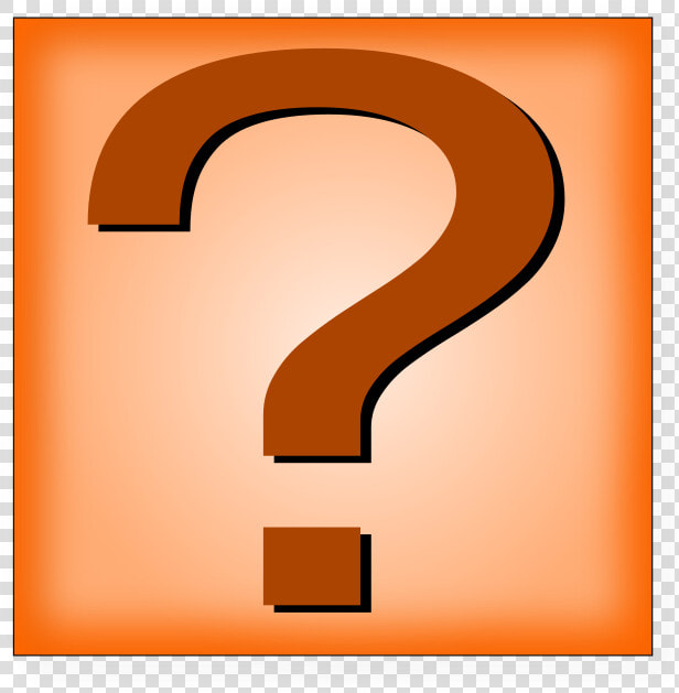 Question Mark Orange Button   Question Mark Box Clipart  HD Png DownloadTransparent PNG
