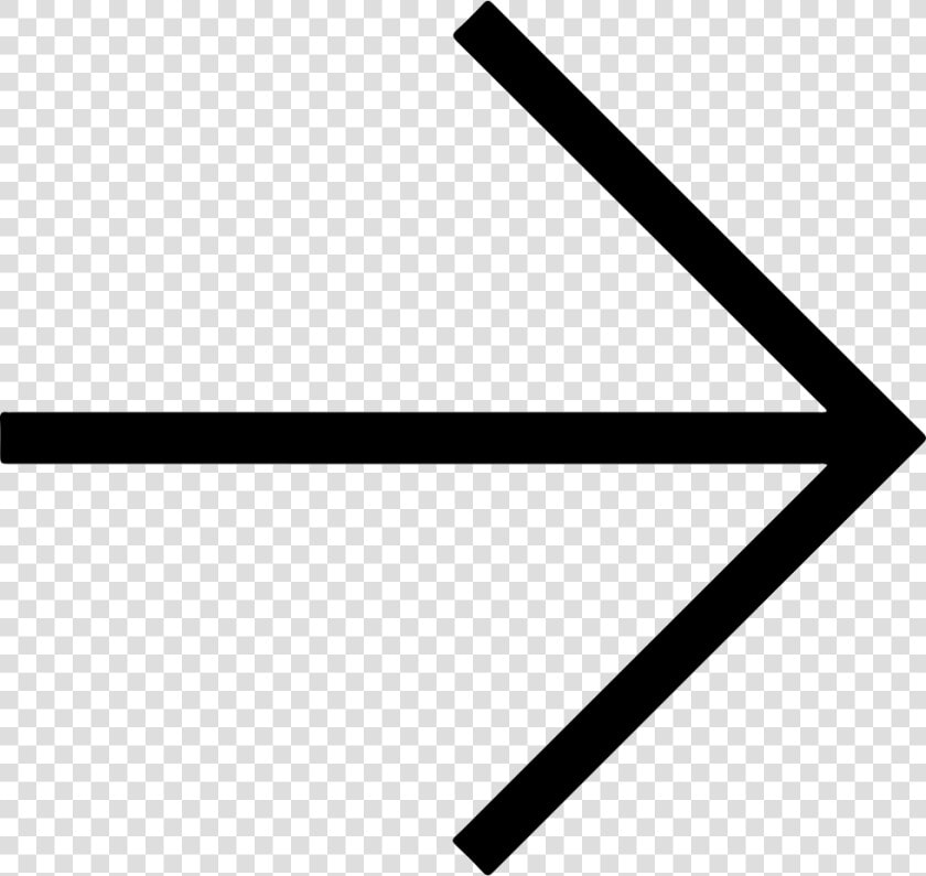 Arrow Svg Png Icon Free Download Onlinewebfonts   Thin Right Arrow Icon  Transparent PngTransparent PNG
