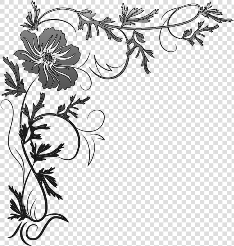 Corner Png Borders   Flower Desen Png  Transparent PngTransparent PNG