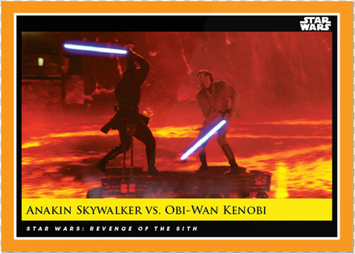 Anakin Skywalker Vs   Wars Anakin Vs Obi Wan  HD Png DownloadTransparent PNG