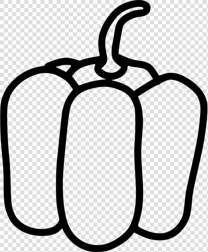 Bell Pepper   Bell Pepper Outline Transparent  HD Png DownloadTransparent PNG