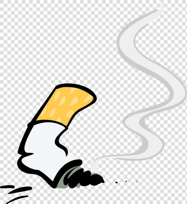 Vector Illustration Of Discarded Tobacco Cigarette   Cigarette  HD Png DownloadTransparent PNG