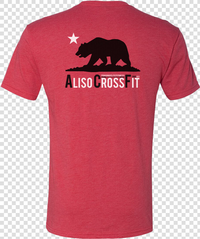 Acf California Bear Mens Tee   Grizzly Bear  HD Png DownloadTransparent PNG