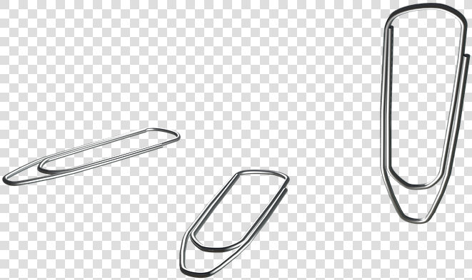 Paperclip  Isolated  Metal  Background  Equipment  HD Png DownloadTransparent PNG