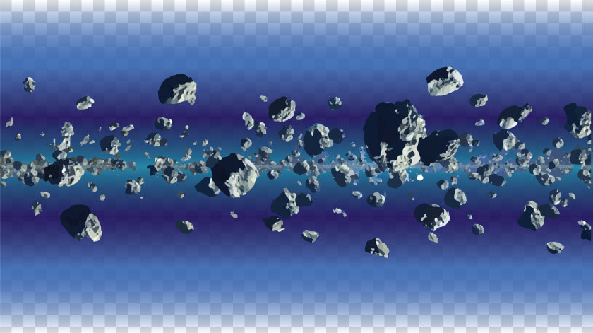 Transparent Clipart Rocket Blasting Off   Floating Rocks In Space  HD Png DownloadTransparent PNG