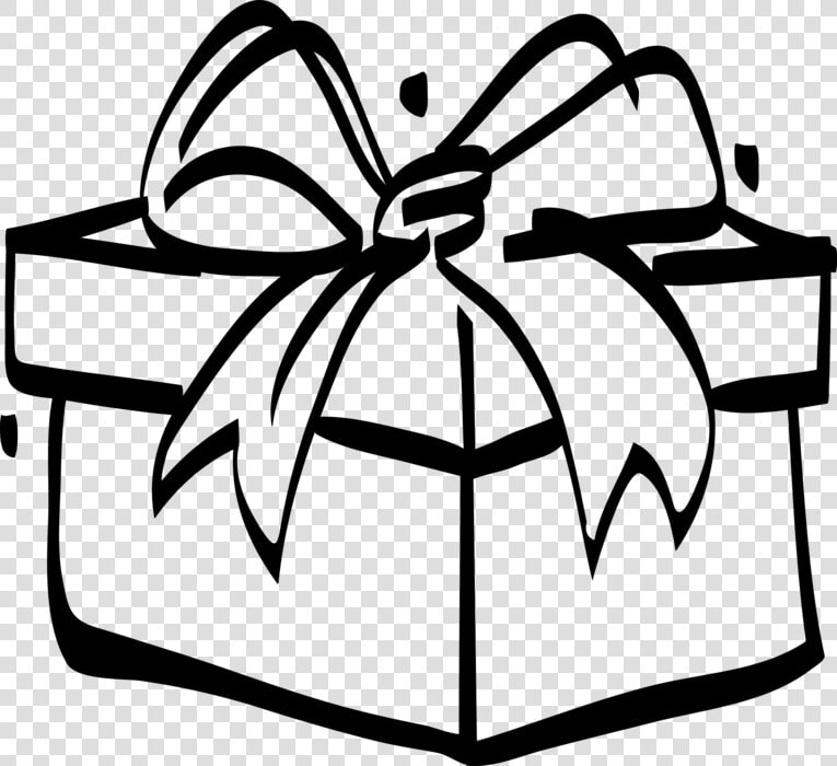 Drawing Presents Christmas Gift Transparent Png Clipart   Gifts Clipart Black And White Transparent  Png DownloadTransparent PNG