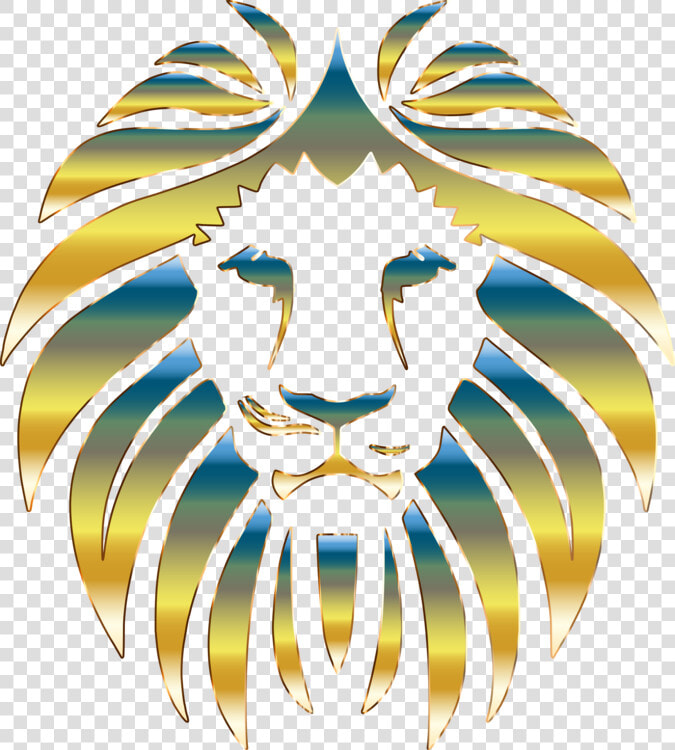 Head art big Cats   Lion Vector Red Png  Transparent PngTransparent PNG