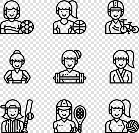 Sport Avatar   Sport Woman Icon Png  Transparent PngTransparent PNG