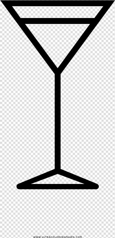 Martini Glass Coloring Page   Line Icon Cocktail Glass  HD Png DownloadTransparent PNG