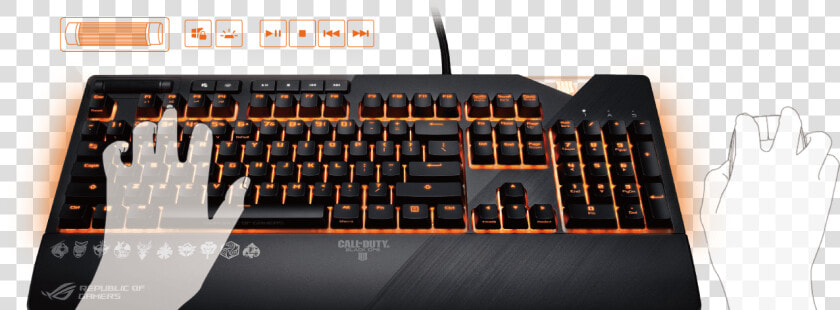 Klávesnice Rog Call Of Duty  HD Png DownloadTransparent PNG