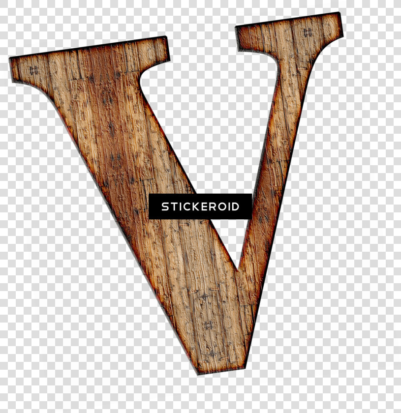 Wooden Capital Letter V   Plank  HD Png DownloadTransparent PNG