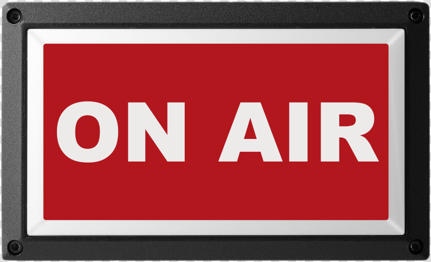 On Air Fixed Board   Sign  HD Png DownloadTransparent PNG