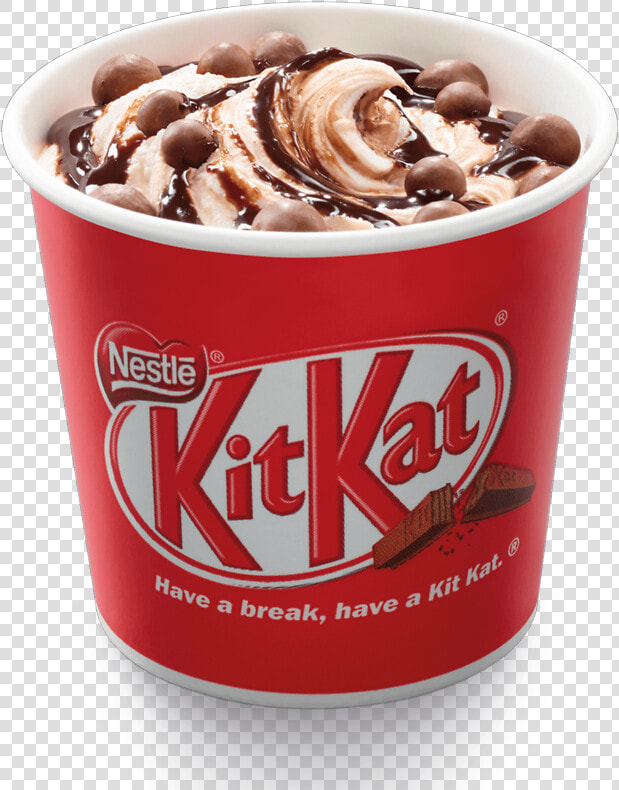 Mcdonalds Kit Kat Mcflurry  HD Png DownloadTransparent PNG