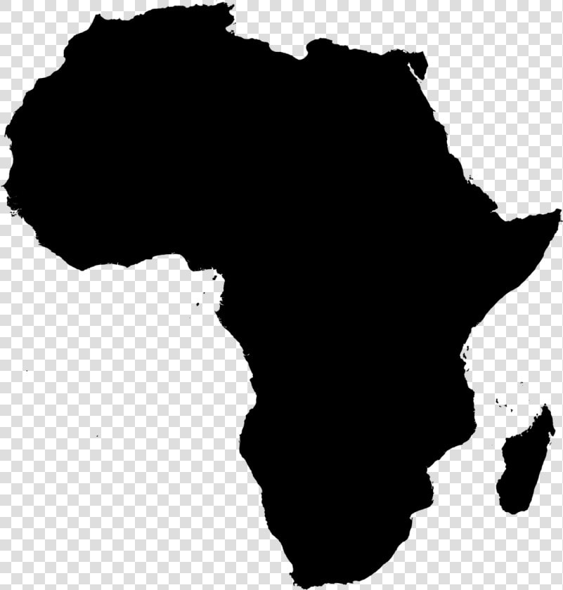 South Africa Blank Map Clip Art   Africa Map Solid Color  HD Png DownloadTransparent PNG