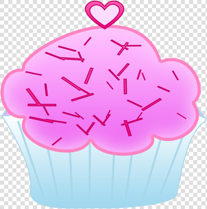 Vanilla Cupcake Clipart Deviantart Deviantart Pink   Cupcake Clipart Free  HD Png DownloadTransparent PNG