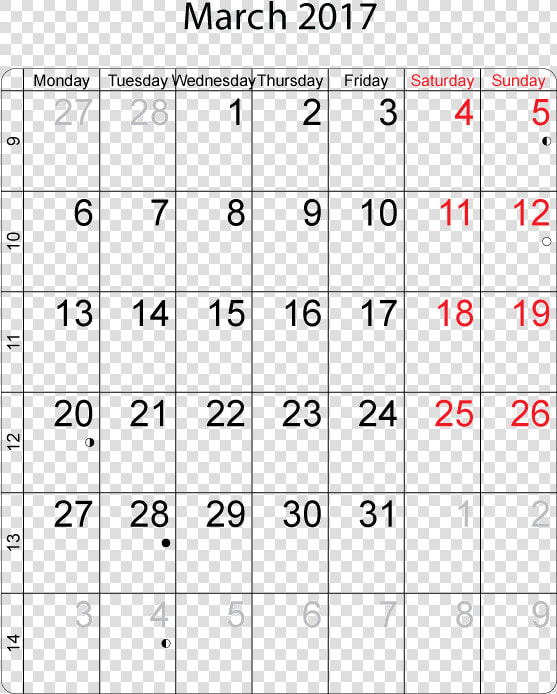 Transparent March Calendar Png   2006 Calendar  Png DownloadTransparent PNG