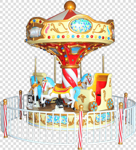 6 Player Carousel Indoor Outdoor Ride   Carousel Ride Design  HD Png DownloadTransparent PNG