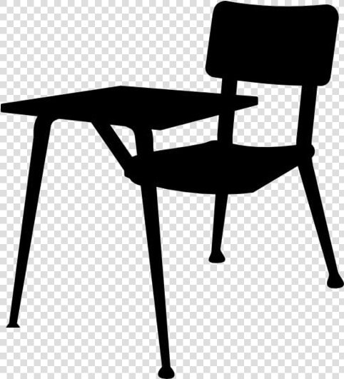 Student Desk Png Transparent Images   Clipart School Desk Silhouette  Png DownloadTransparent PNG