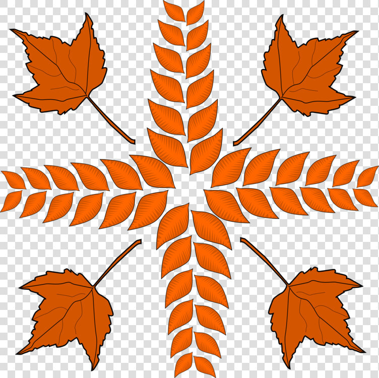 Foliage  Dry Leaves  Autumn  Decoration  Fall  Leaves   Fall Cross Clip Art  HD Png DownloadTransparent PNG