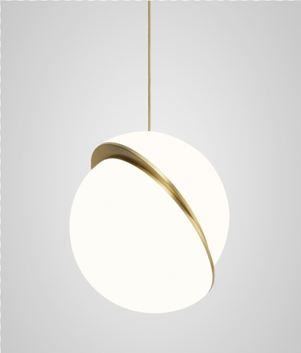 Crescent Light Pendant Lamp   Lampshade  HD Png DownloadTransparent PNG