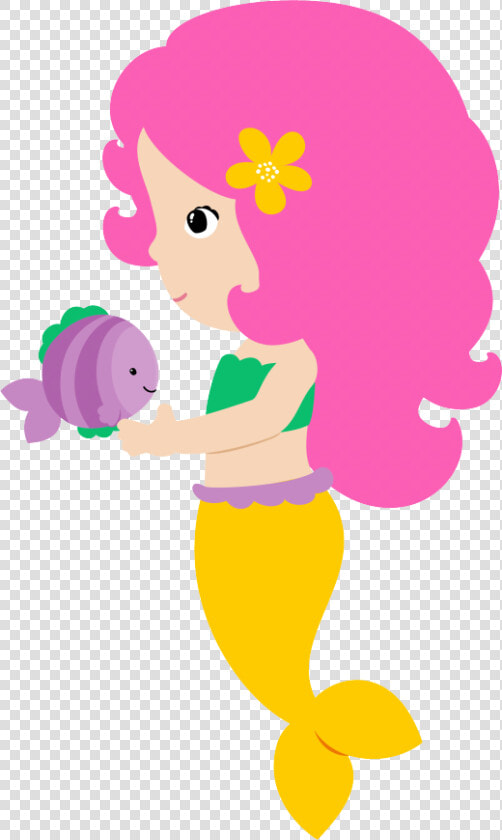 Mermaid Clipart Nautical   Cute Mermaid Clipart  HD Png DownloadTransparent PNG