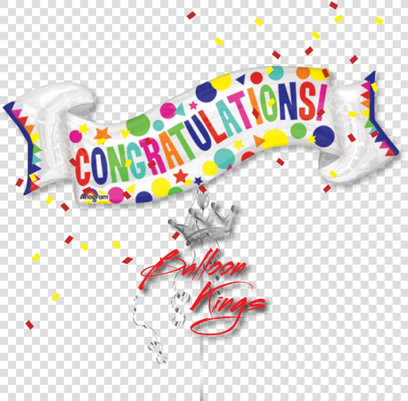 Congratulations Banner   Balloon Congratulation Image Png  Transparent PngTransparent PNG