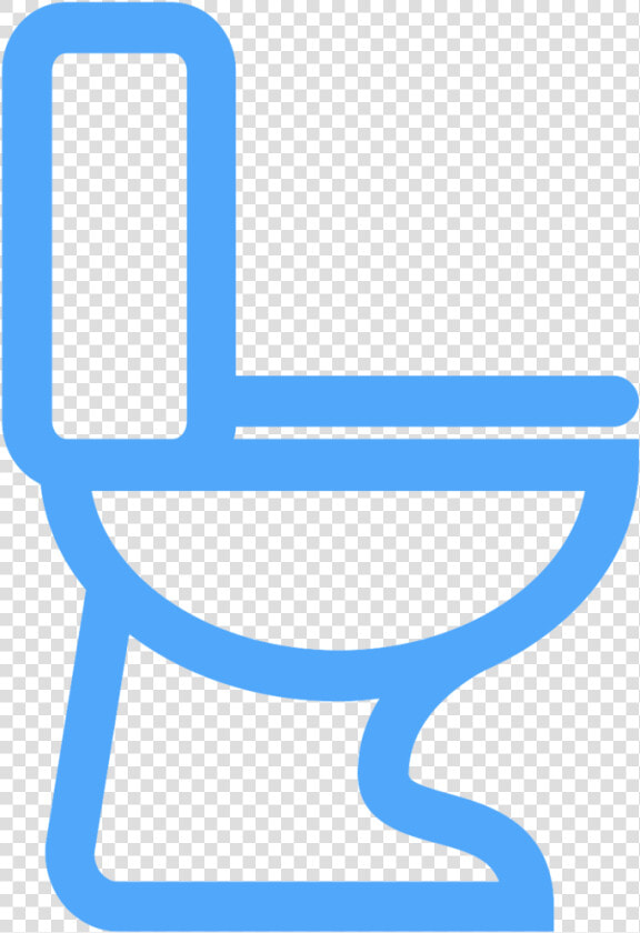Light Blue coloured Icon Of A Toilet  HD Png DownloadTransparent PNG
