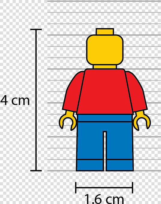 Clipart Free Stock Lego Figures In Scale Models Brick   Figurka Lego Wymiary  HD Png DownloadTransparent PNG