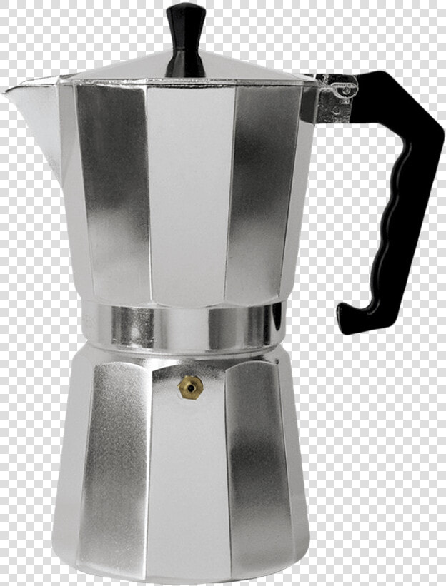Aluminum Stovetop Espresso Coffee Maker 6 Cup   Espresso Pot Stainless Steel  HD Png DownloadTransparent PNG