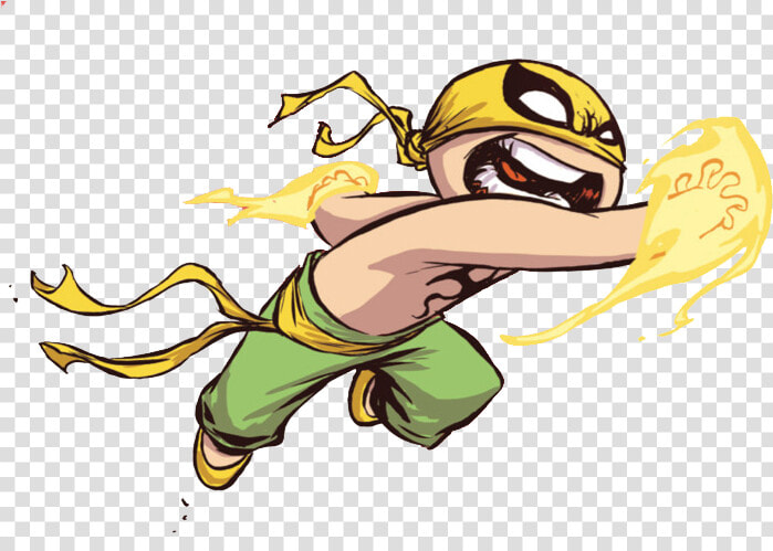 Who Is Iron Fist   Chibi Iron Fist  HD Png DownloadTransparent PNG