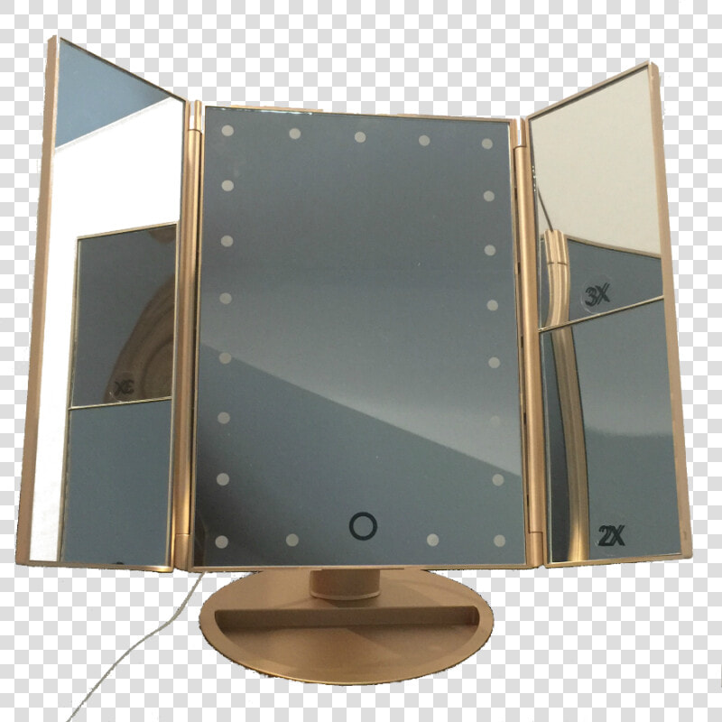 Led Light Vanity Makeup Mirror   Flat Panel Display  HD Png DownloadTransparent PNG