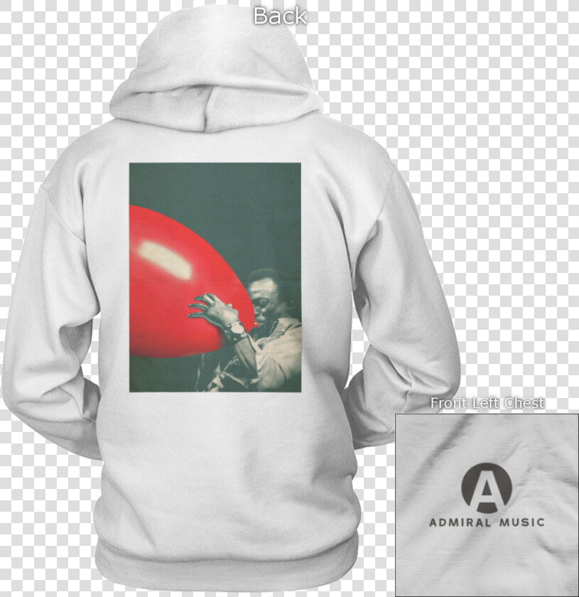 Miles Davis Balloon Back Design Apparel   Hoodie  HD Png DownloadTransparent PNG