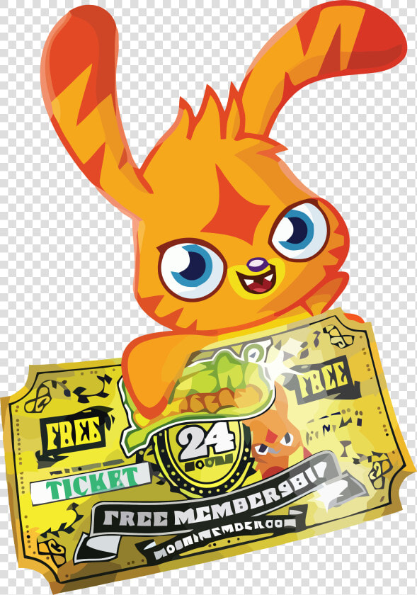Katsuma Gold Ticket Clipart Png   Moshi Monsters Codes Katsuma  Transparent PngTransparent PNG