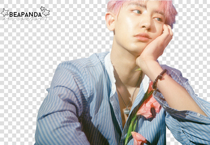  exo Chanyeol  chanyeol  chanyeol Exo Ko Ko Bop  exo   Resting Head On Hand Left  HD Png DownloadTransparent PNG