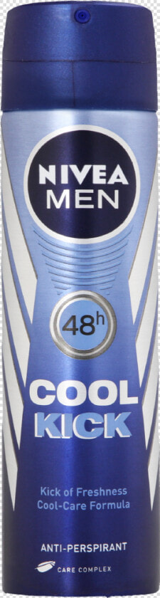 Nivea Men Cool Kick Body Spray 150ml The Brand Outlet   Nivea Deodorant For Men Cool Kick Spray 150ml Png  Transparent PngTransparent PNG