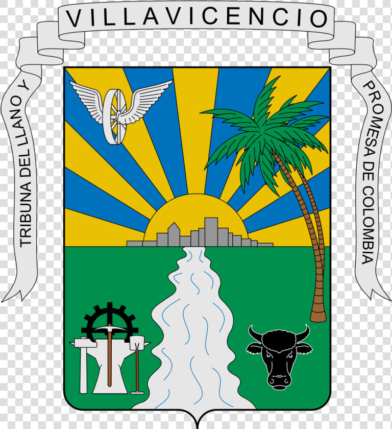 Escudo   Escudo De Villavicencio Para Colorear  HD Png DownloadTransparent PNG