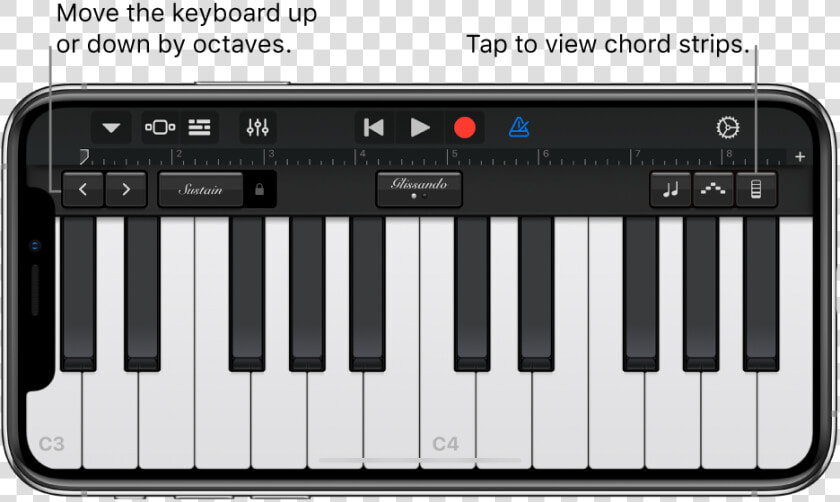 Keyboard Touch Instrument   Kadhalar Dhinam Theme Piano Notes  HD Png DownloadTransparent PNG