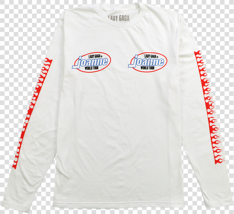 Long Sleeve T Shirts   Joanne Shirt Lady Gaga  HD Png DownloadTransparent PNG