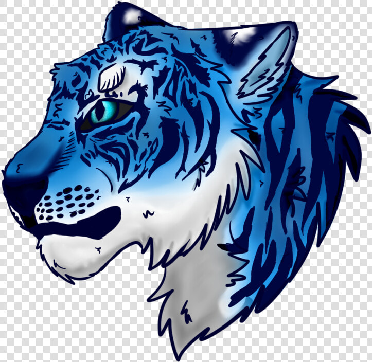 Blue Tiger Png   Transparent Blue Tiger Logo  Png DownloadTransparent PNG