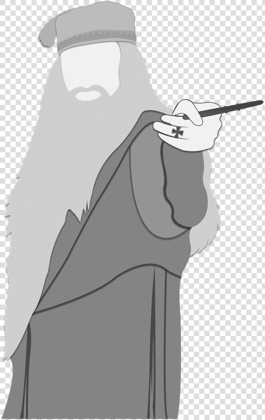 Albus Dumbledore Dumbledore Harry Potter Free Photo   Albus Dumbledore Black And White  HD Png DownloadTransparent PNG