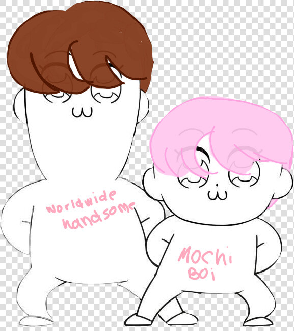 I Love Pop Team Epic  And Bts So I Made A Drawing Of  HD Png DownloadTransparent PNG