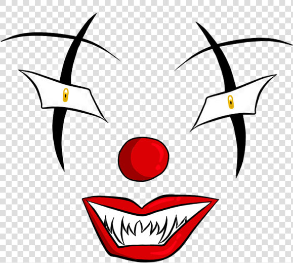 Clown Makeup Png   Scary Clown Face Png  Transparent PngTransparent PNG