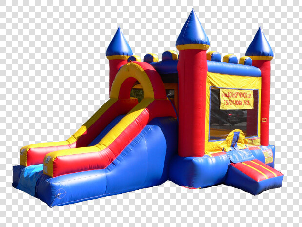 Castle Combo Bounce House Dry   Bounce House Combo Dry  HD Png DownloadTransparent PNG