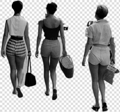  niche  50s  filler  1950  vintage  blackandwhite  aesthetic   Vintage People Walking Png  Transparent PngTransparent PNG