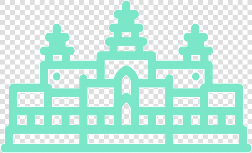 Transparent Angkor Wat Clipart   Illustration  HD Png DownloadTransparent PNG
