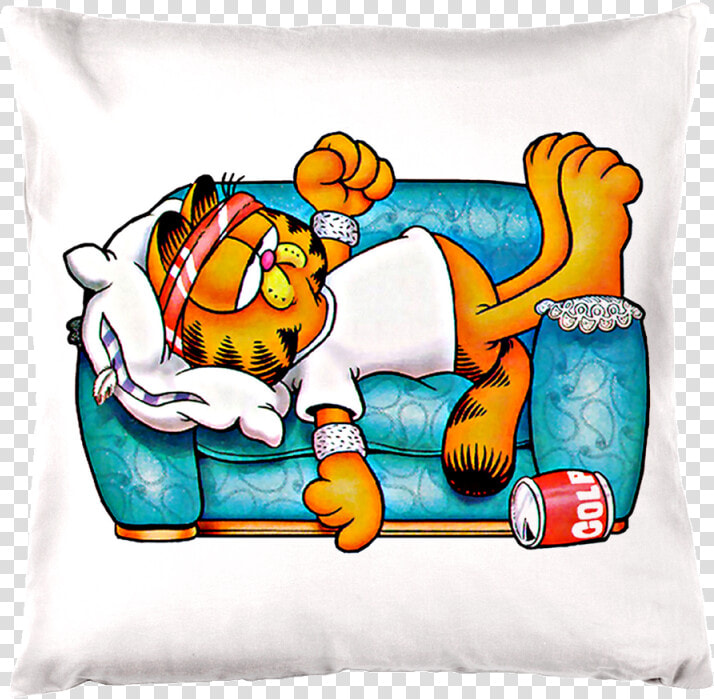 Pillow Clipart Bedroom Dresser   Garfield Sleeping  HD Png DownloadTransparent PNG