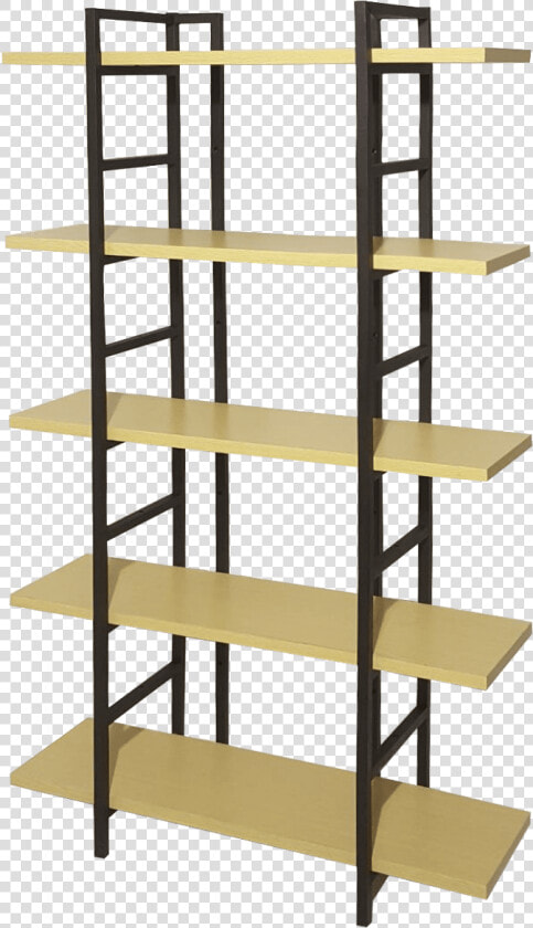 5 shelf Vintage Nature Industrial Style Bookcase   Shelf  HD Png DownloadTransparent PNG