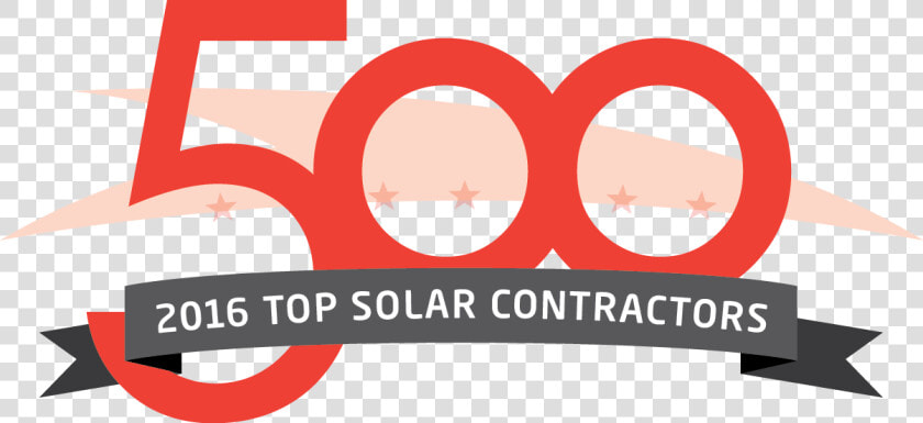 Top 500 Logo   2016 Top Solar Contractors  HD Png DownloadTransparent PNG