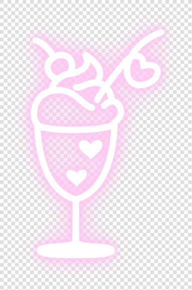  neon  licuado  icecream   Milk Shake Neon Gif  HD Png DownloadTransparent PNG